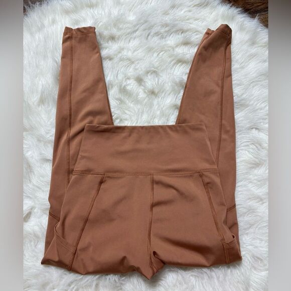 American Eagle The Everything Pocket Leggings in Burnt Orange size Small - Picture 1 of 10